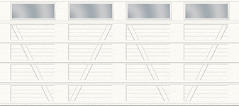 V Layout, 4-Slat Base - 4 bays
