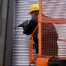 Garage door maintenance installer